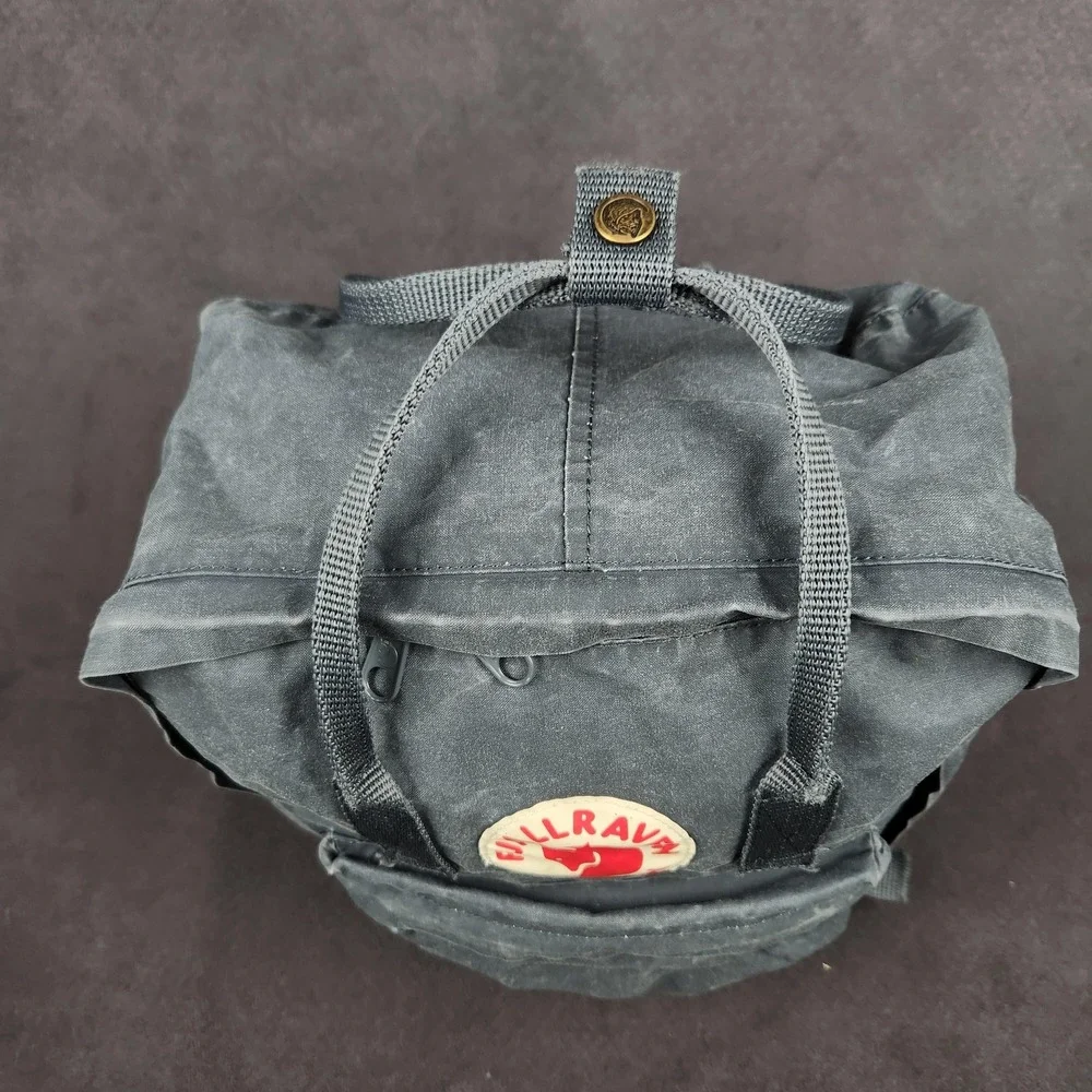 Fjallraven Gray Kanken 16L Backpack PVC Water Resistant Travel Unisex Daypack